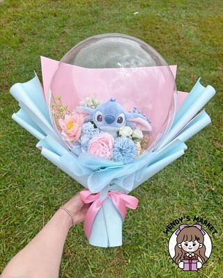 Stitch / Angel Balloon Bouquet