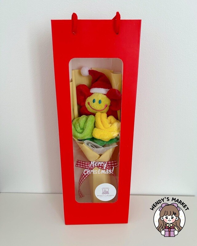 Christmas Gift Bag (Flower Bouquet)