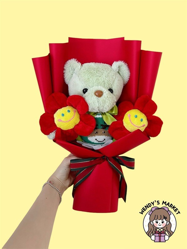Christmas Bouquet (Teddy Bear)