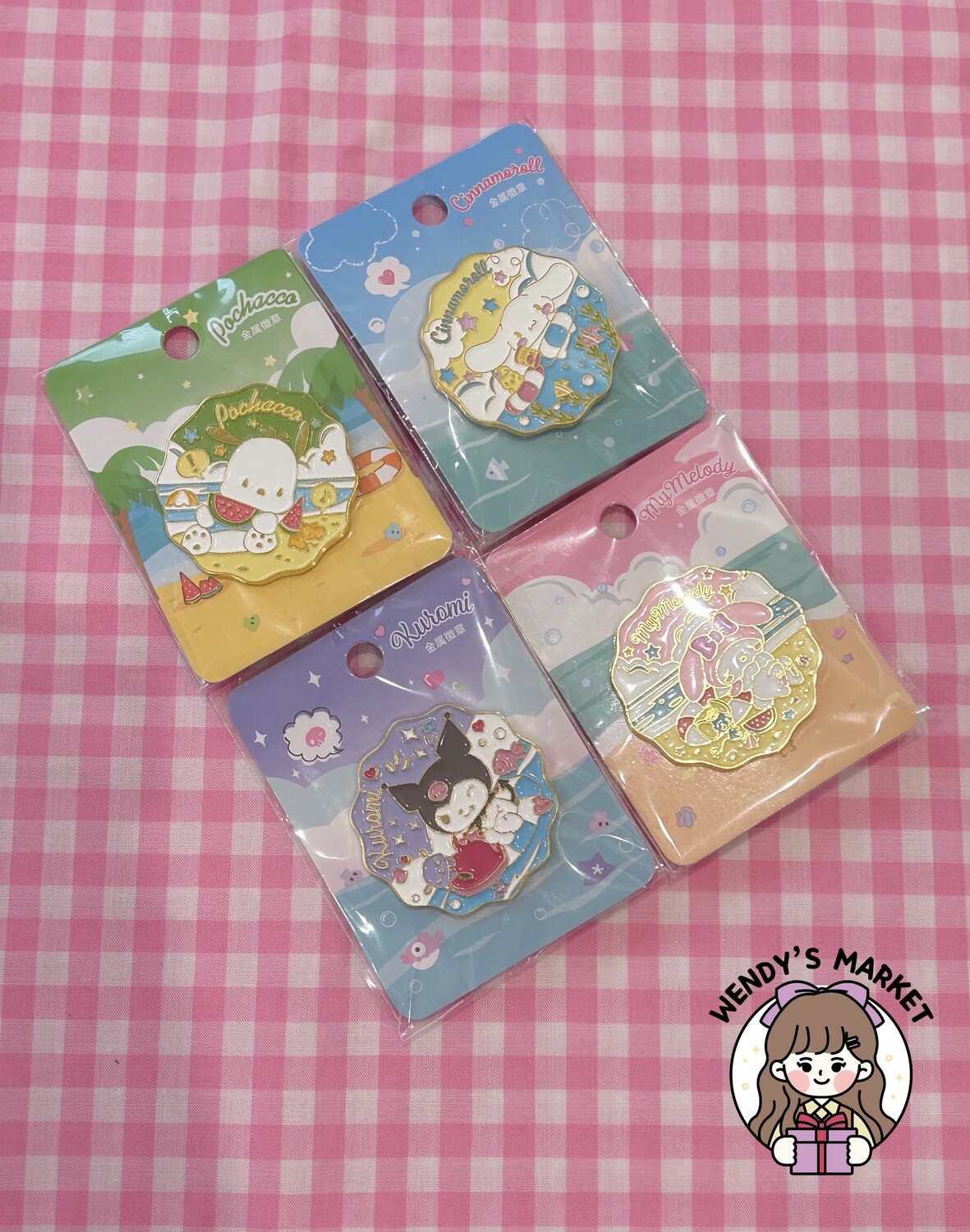 Sanrio Brooch (Summer)