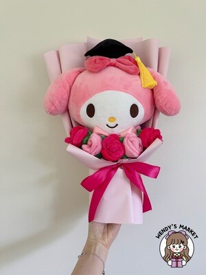 Large Graduation Sanrio Bouquet B (6 Types)