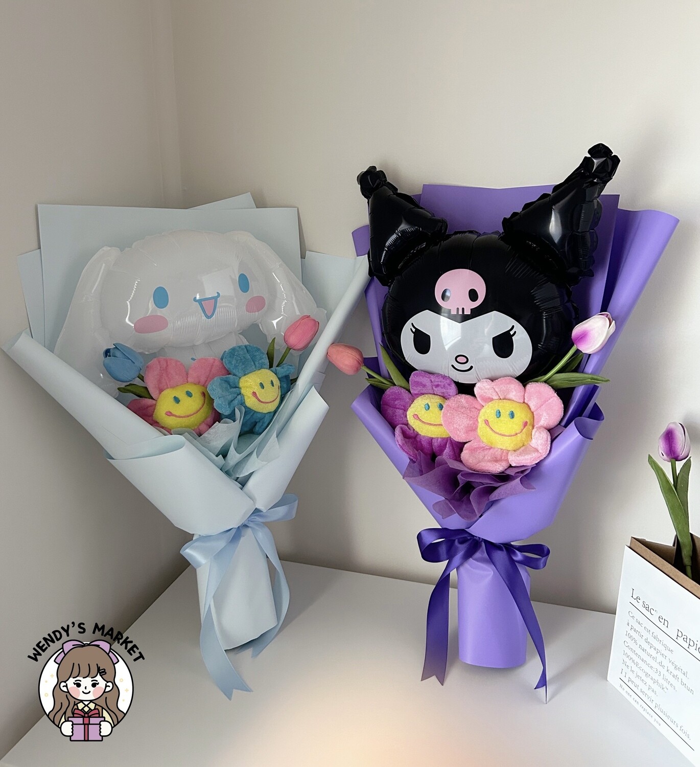 Character Balloon Bouquet  (2 TYPES)