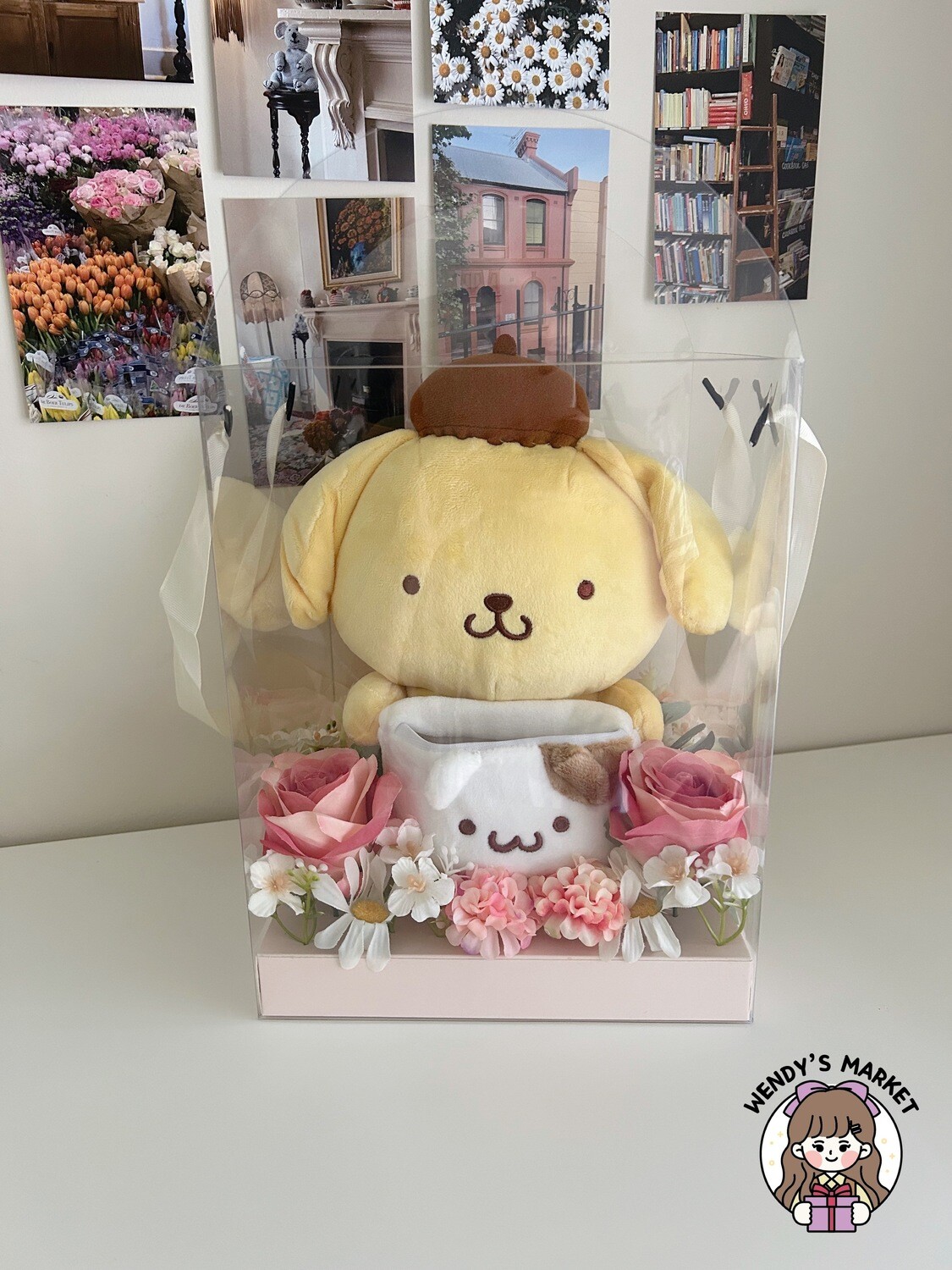 Flower Gift Bag (Sanrio Pocket - 5 TYPES)