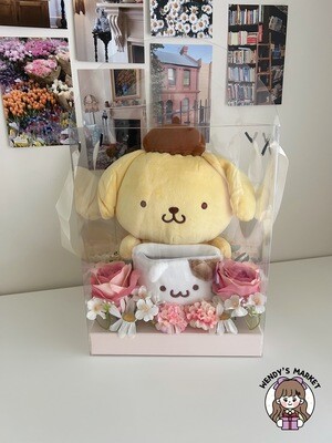 Flower Gift Bag (Sanrio Pocket - 5 TYPES)