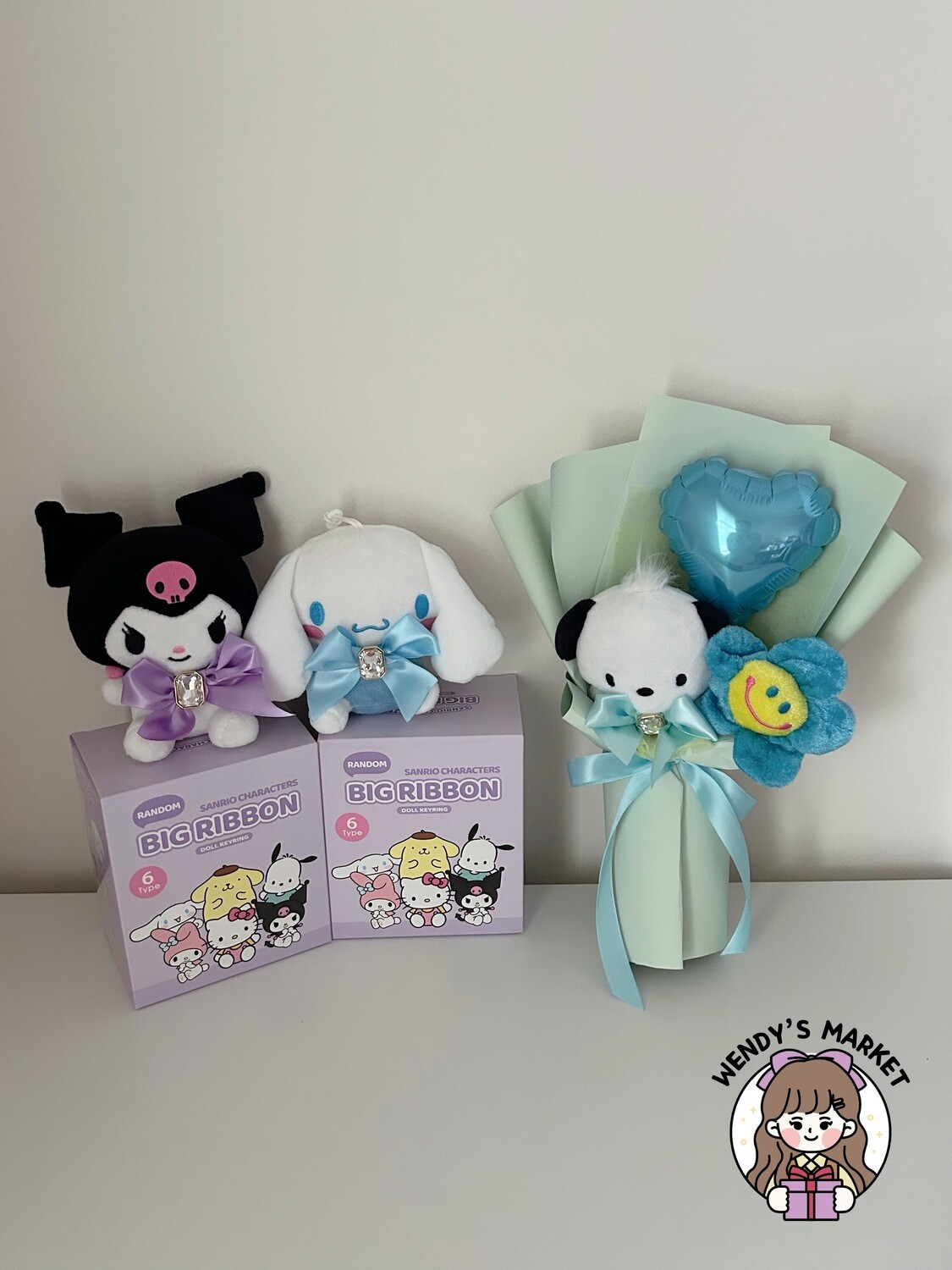 Mini Sanrio Bouquet (Big Ribbon) (6 Types)