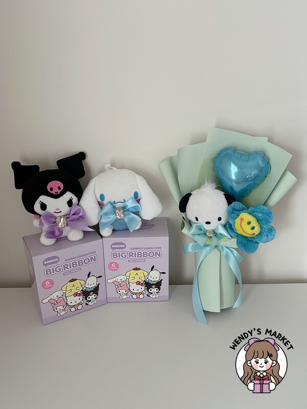 Mini Sanrio Bouquet (Big Ribbon) (6 Types)