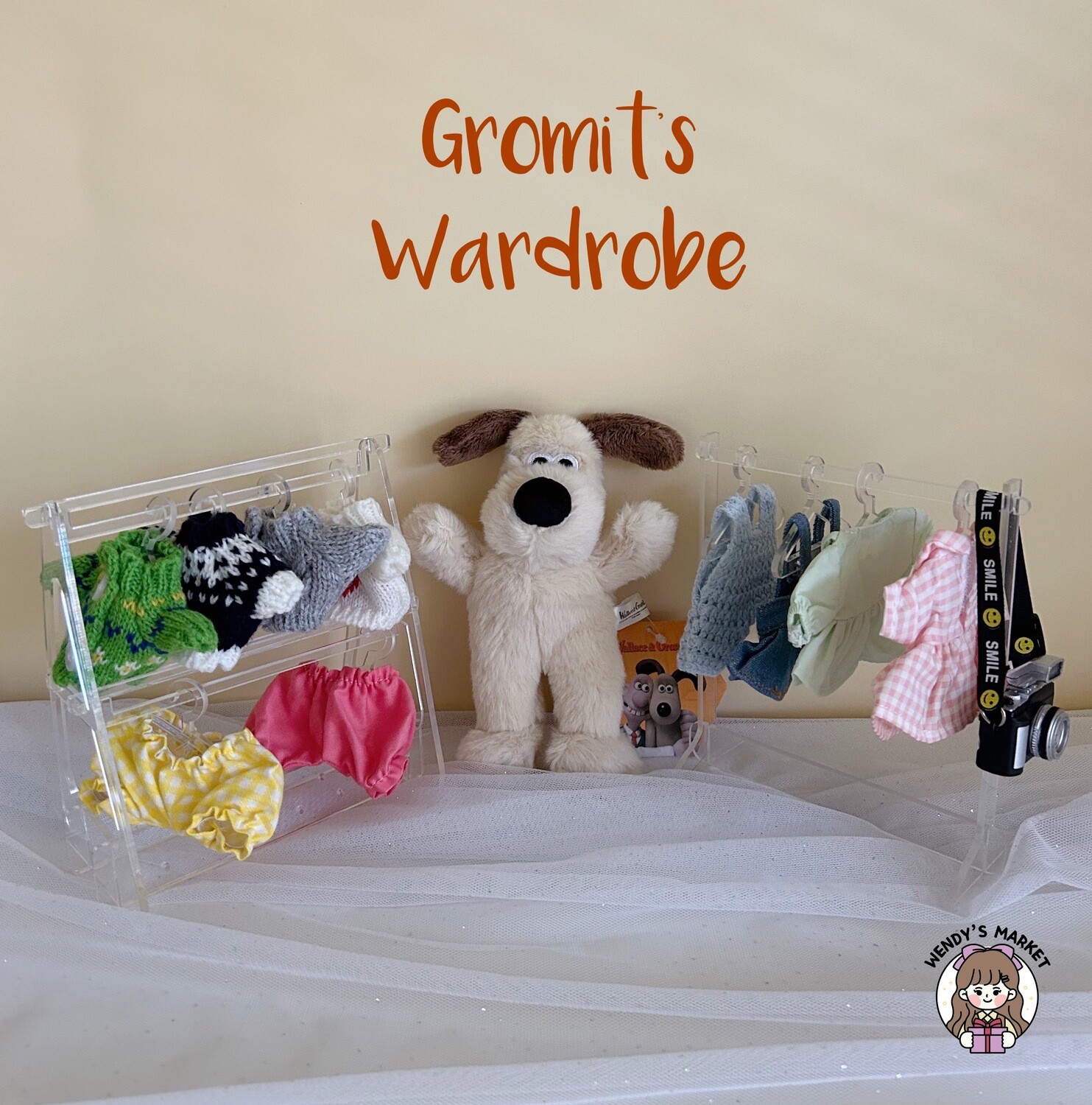 Plush Bag Charm (Gromit)
