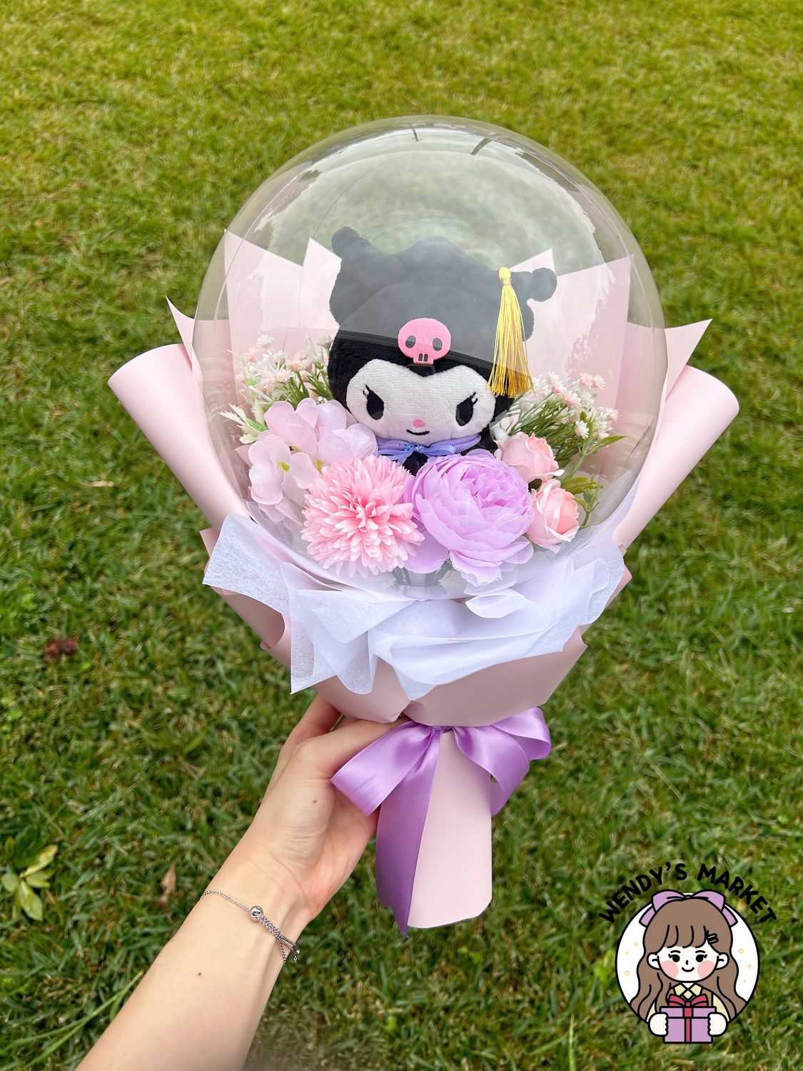 Small Plush Balloon Bouquet (Graduation Sanrio -6 Types)