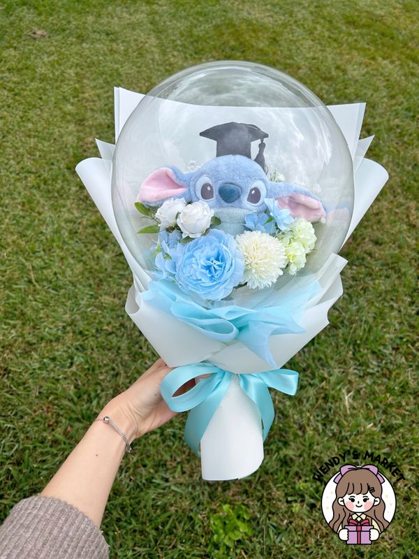 Small Plush Balloon Bouquet (Stitch)