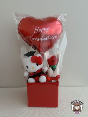 Heart Balloon Gift Box (Mini Graduation - 6 Types)