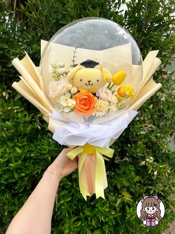 Balloon Plush Bouquet (Graduation)