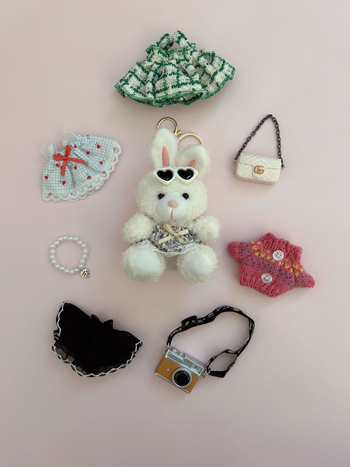Plush Bag Charm (Rabbit)