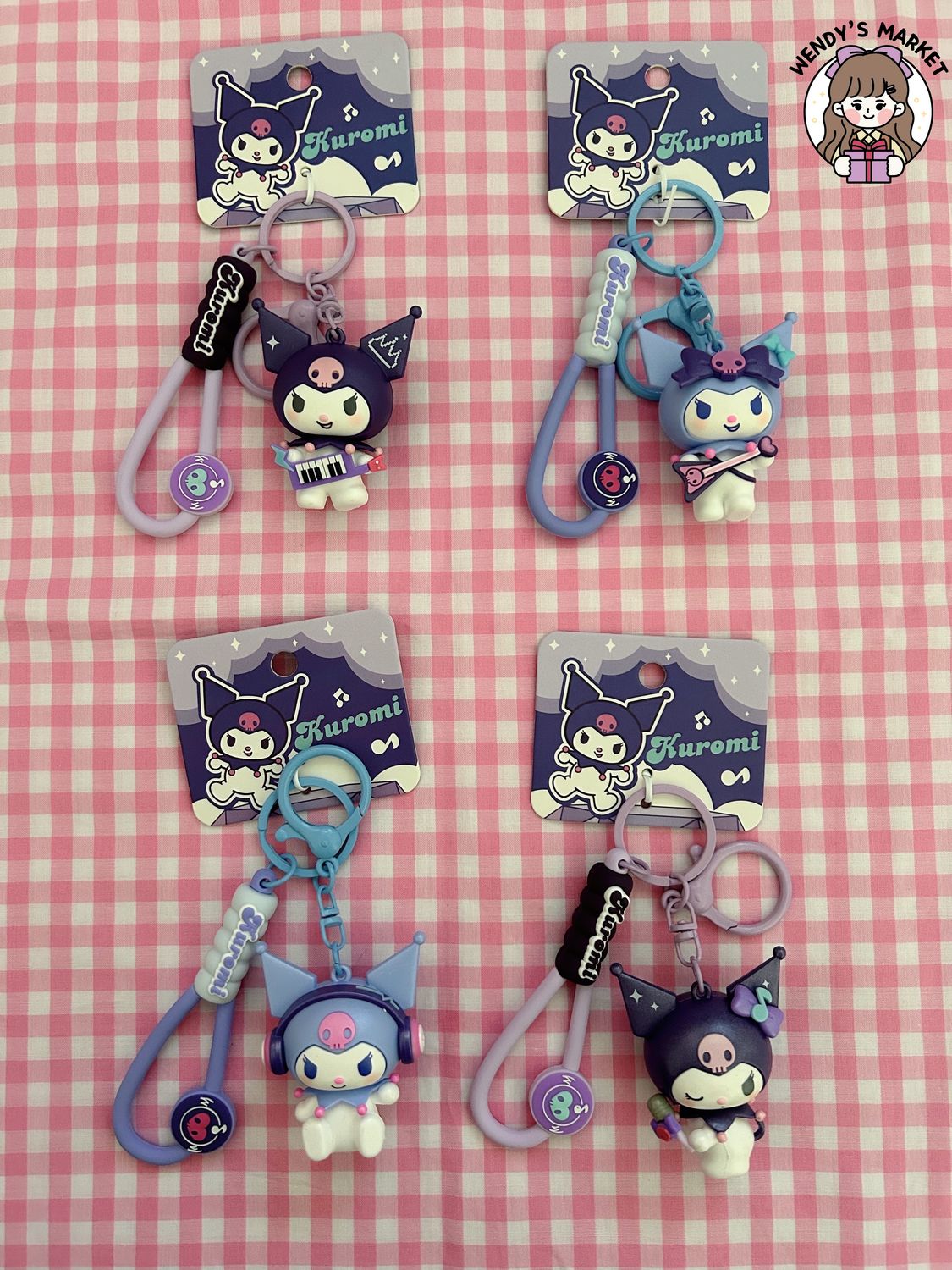 Kuromi Keyring