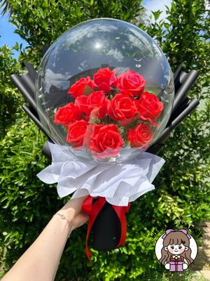 Large Balloon Rose Bouquet