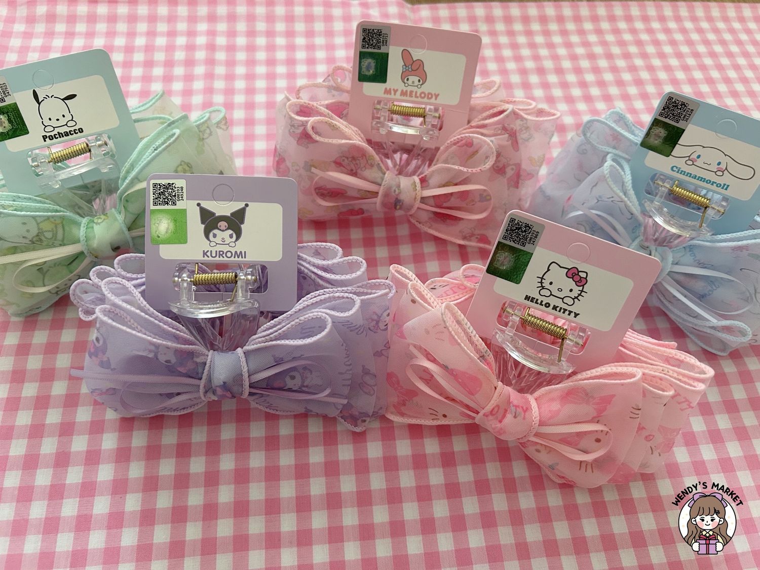 Hair Clip (Sanrio Ribbon)