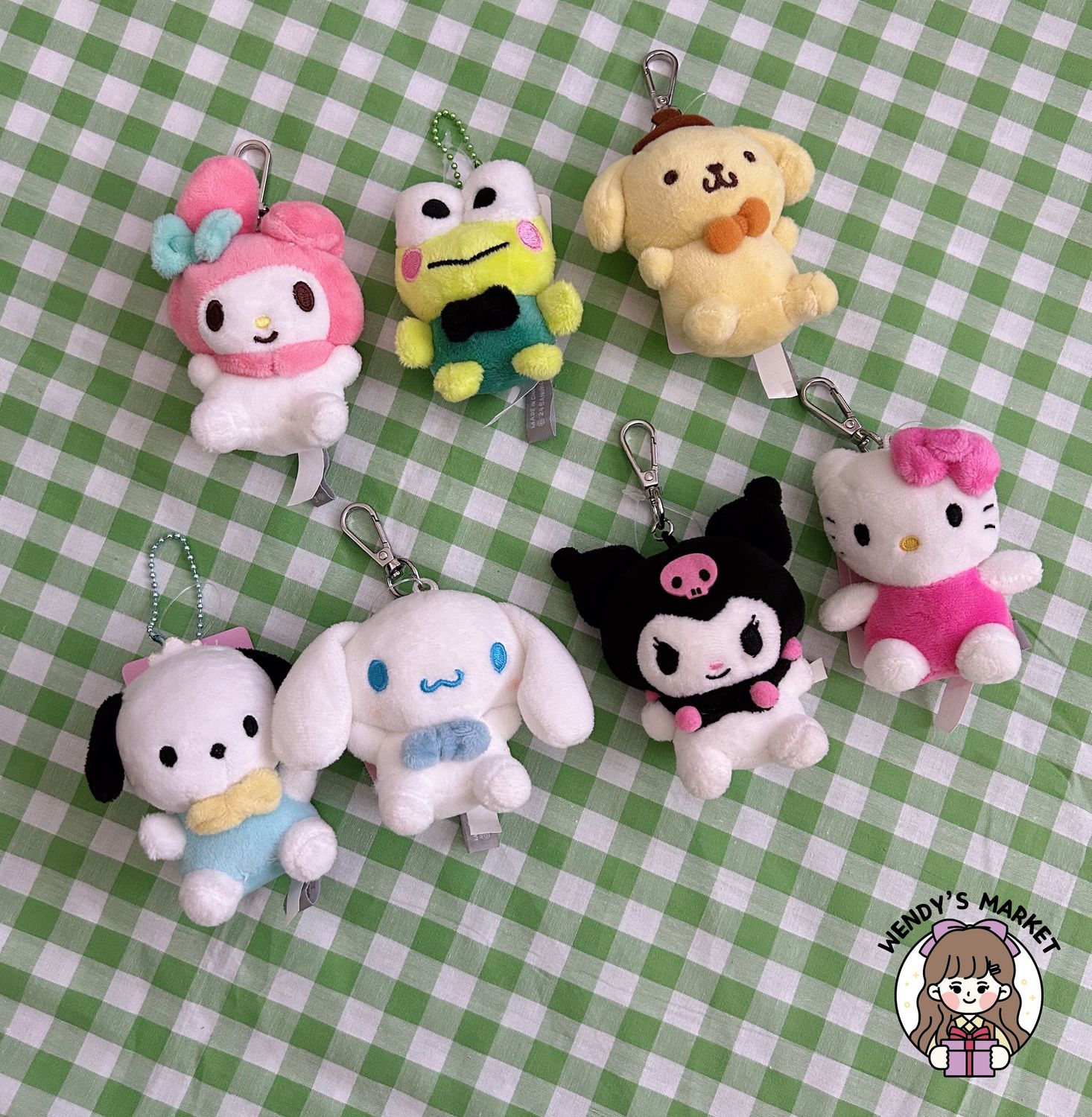 Plush Toy Keyring (Sanrio)