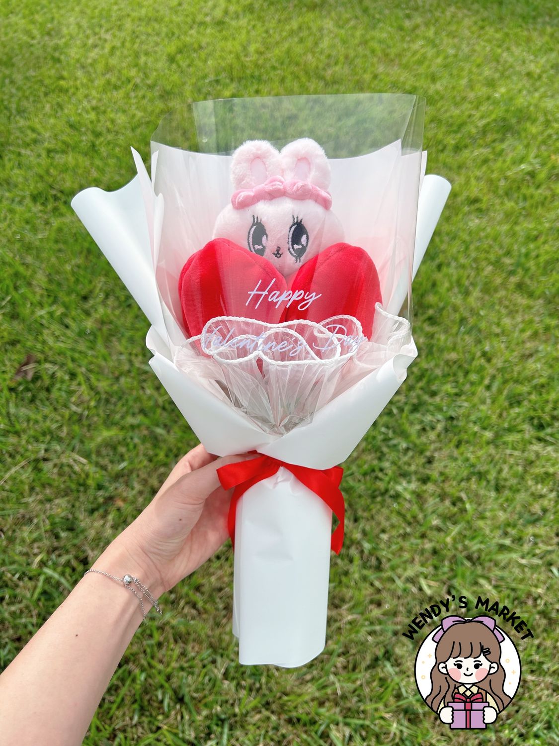 Tulip Esther Bunny Bouquet (Happy Easter)