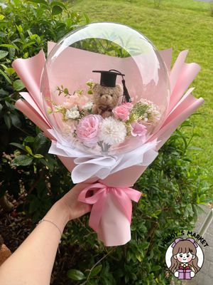 Teddy Bear Balloon Bouquet B