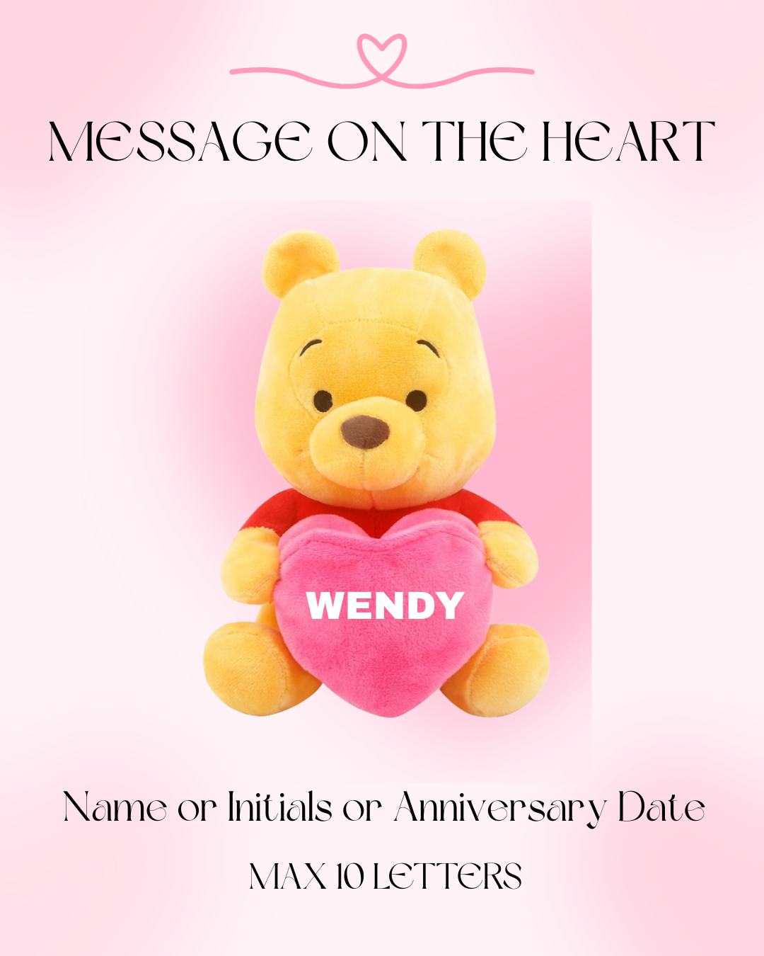 Personalised Plush Toy (Pooh)