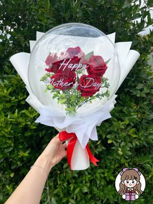 Small Rose Balloon Bouquet / Box