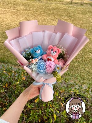 Care Bear Couple Bouquet