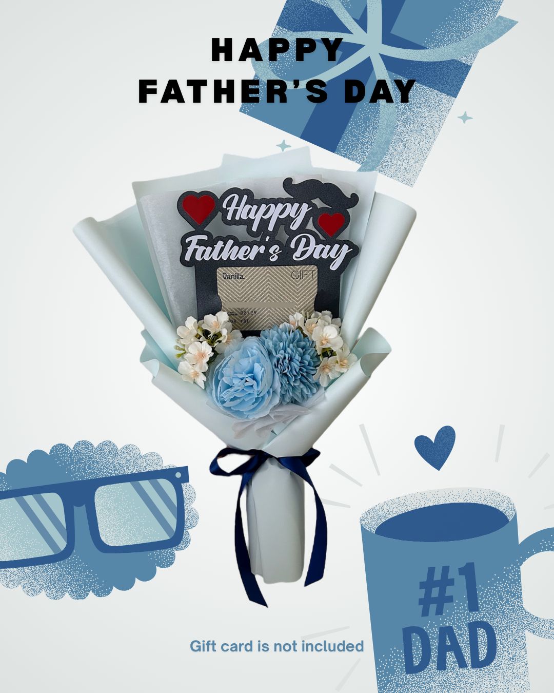 Father&#39;s Day Gift Card Bouquet