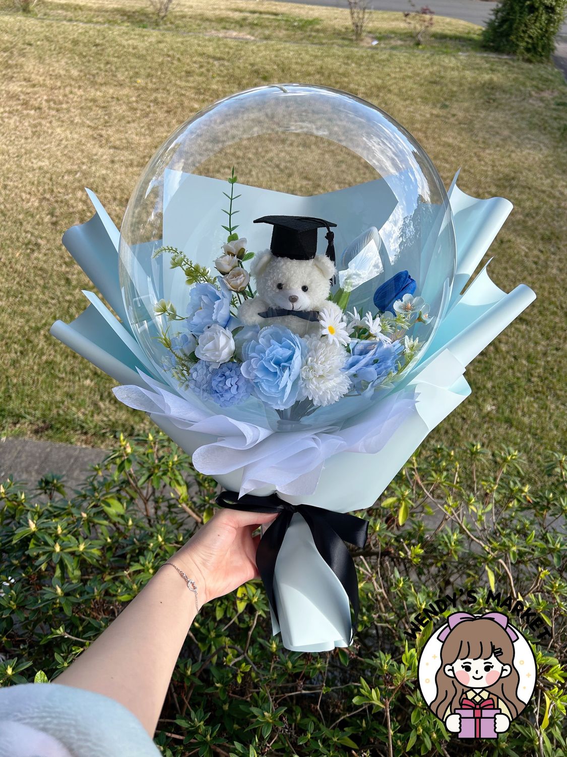 Teddy Bear Balloon Bouquet C