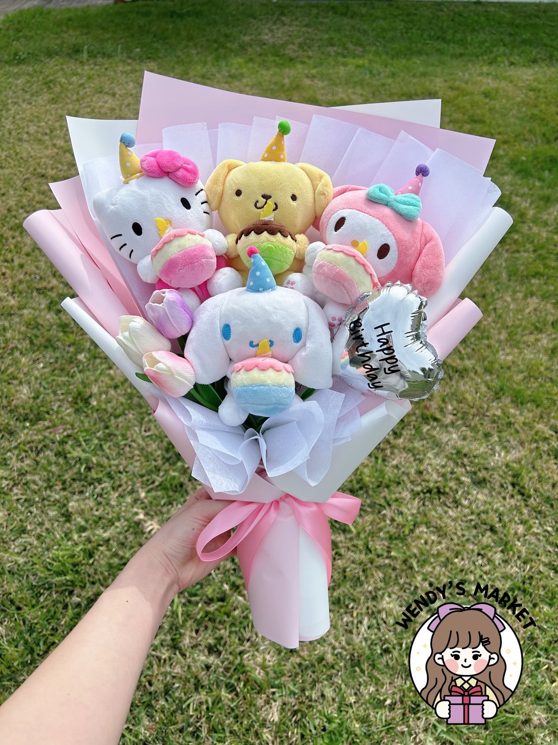 Cake Sanrio Bouquet (Extra Large)