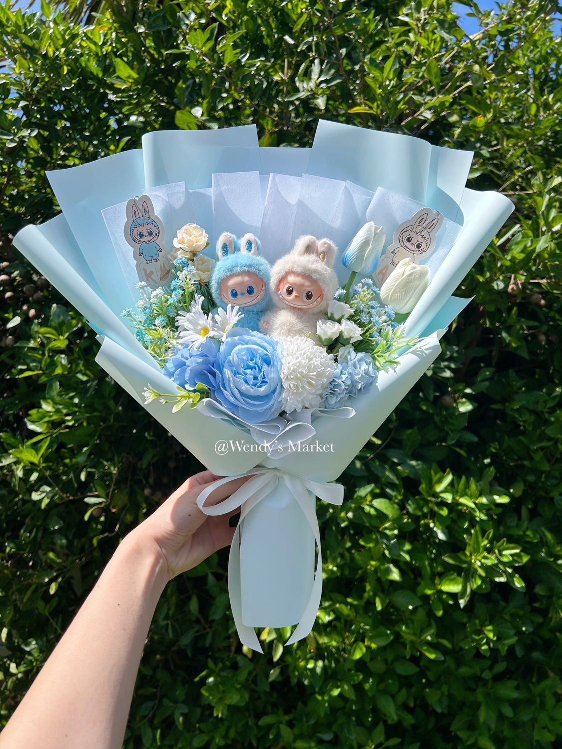 Labubu Couple Bouquet (Pin for Love)