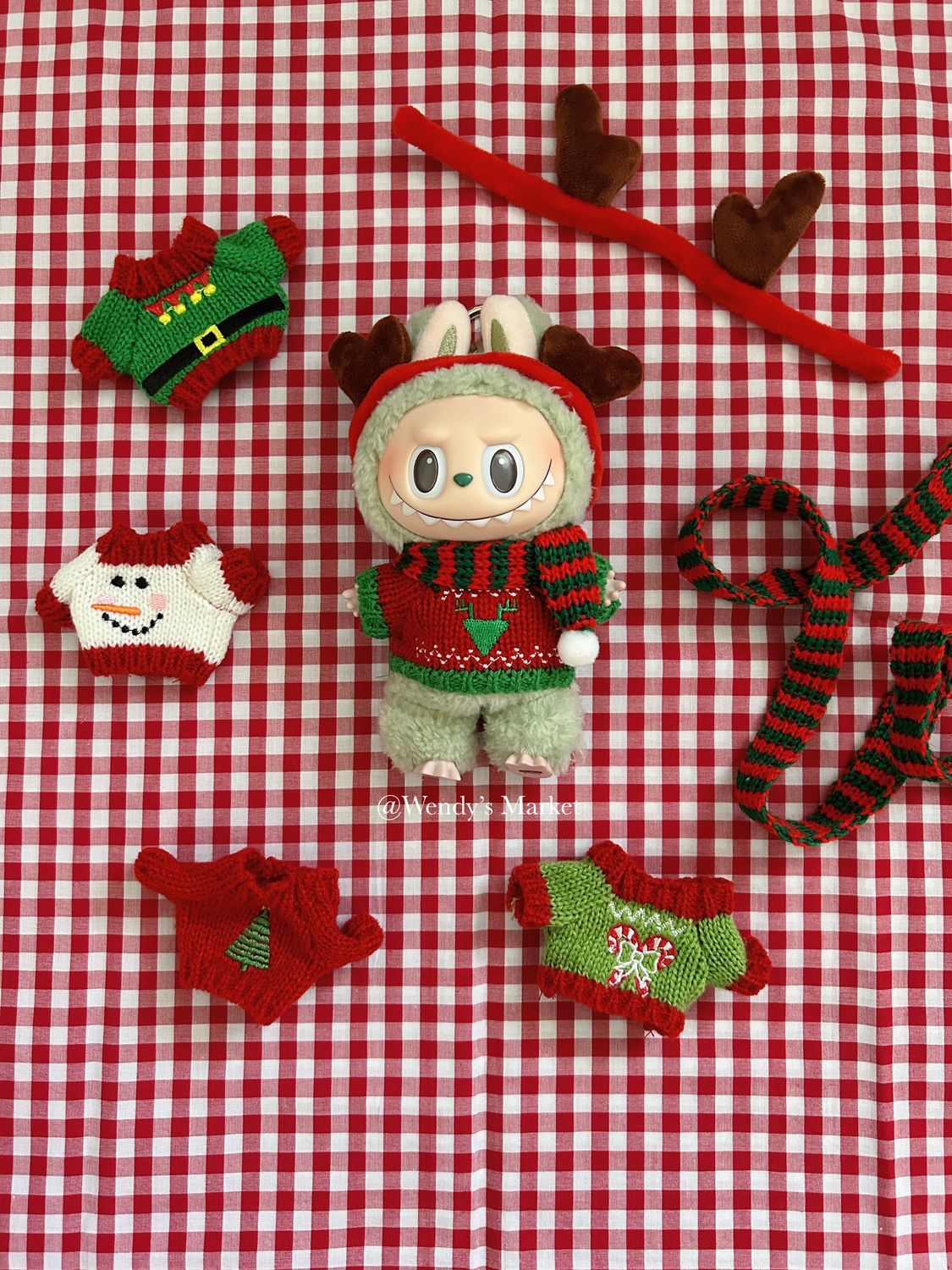 (Christmas) LABUBU + Christmas Costume