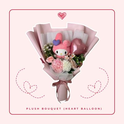 Plush Bouquet (Heart Balloon) (20 Types)