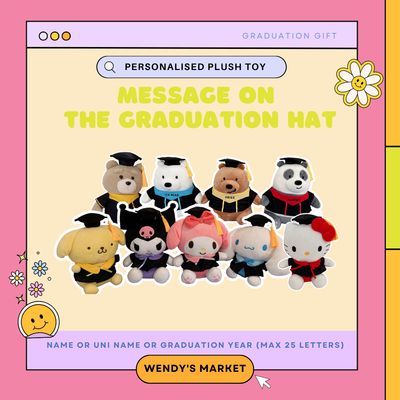Personalised Plush Toy (Graduation - 10 Types)