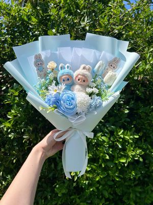 Labubu Couple Bouquet (Pin for Love)