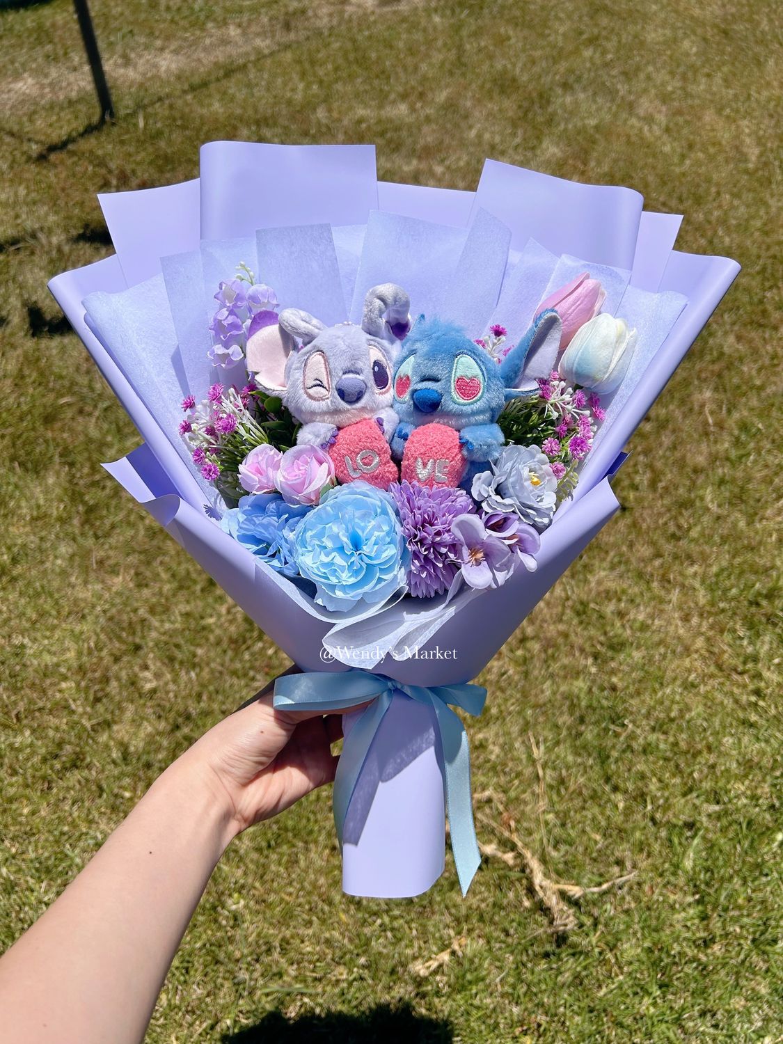 Stitch &amp; Angel Bouquet