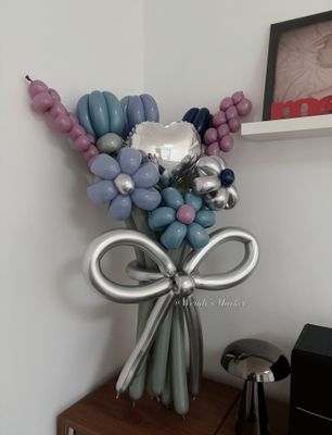 Personalised Balloon Flower Bouquet