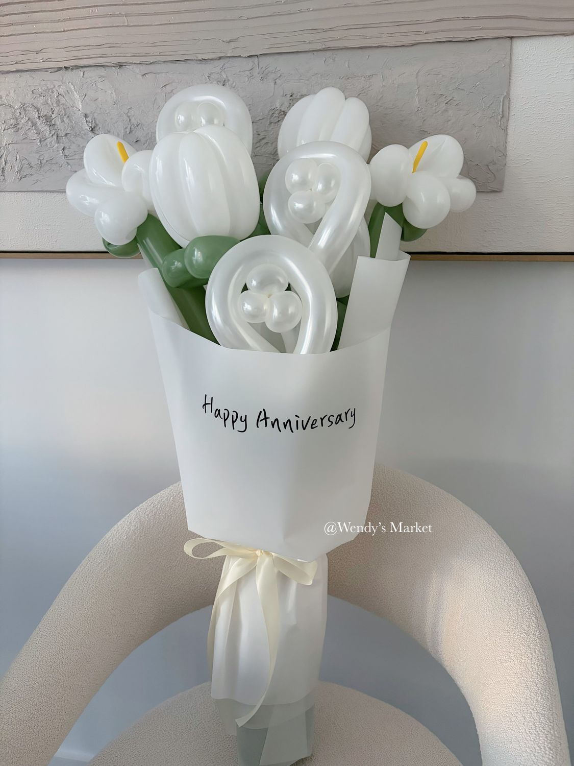 Personalised Balloon Flower Bouquet  B