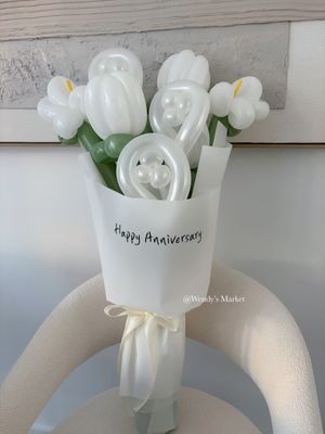 Personalised Balloon Flower Bouquet  B