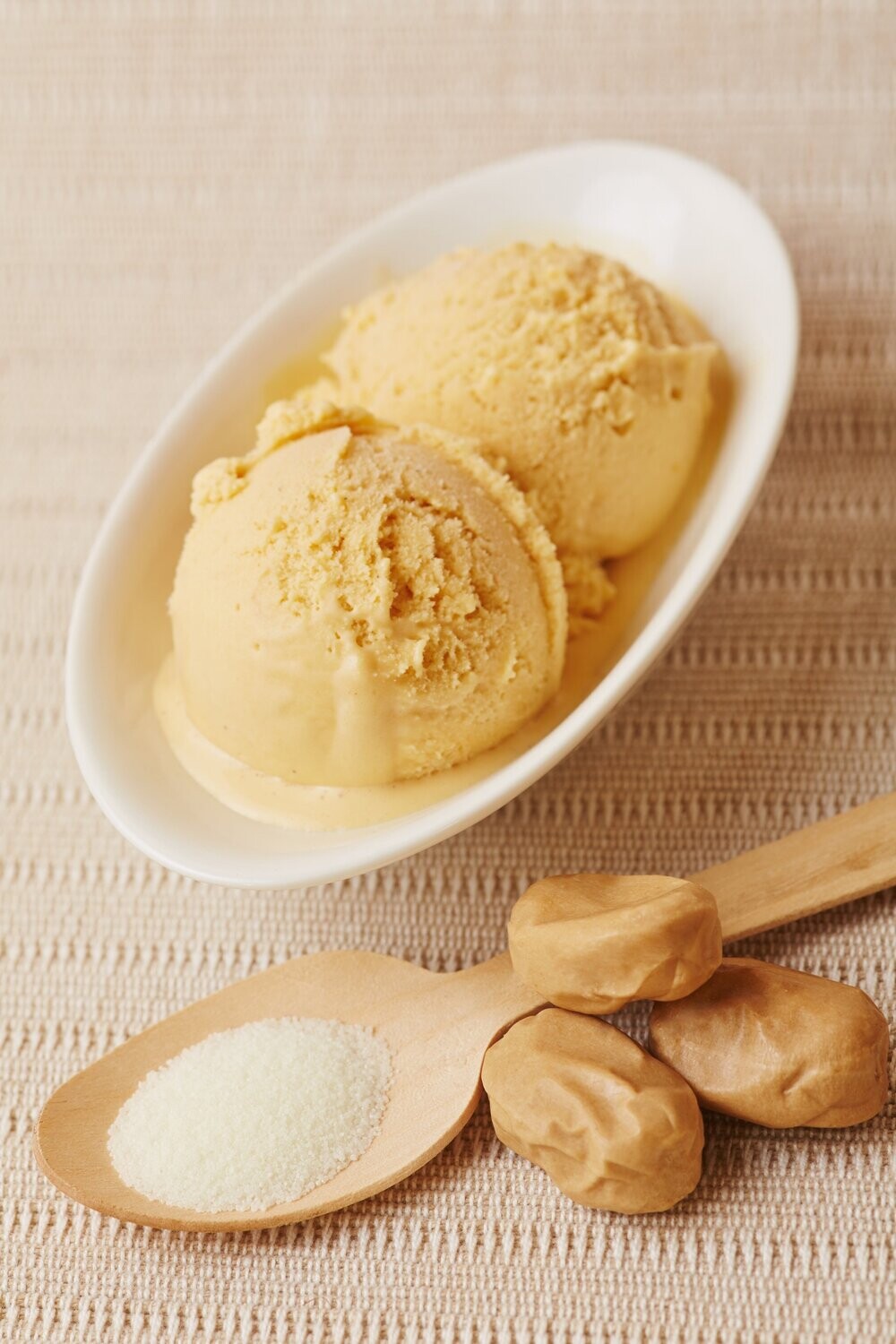 Salted Caramel Bourbon Cocktail Ice Cream