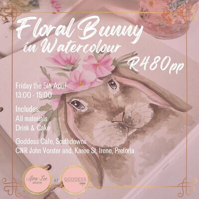 Goddess café floral bunny class