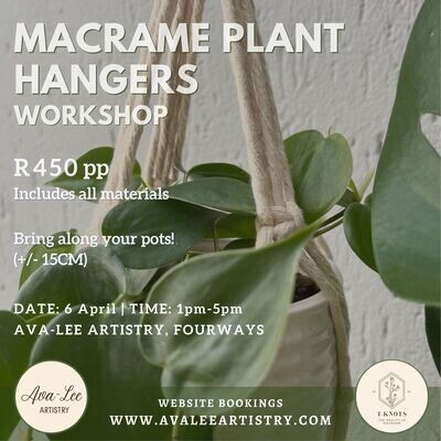 Macramé plant hangers