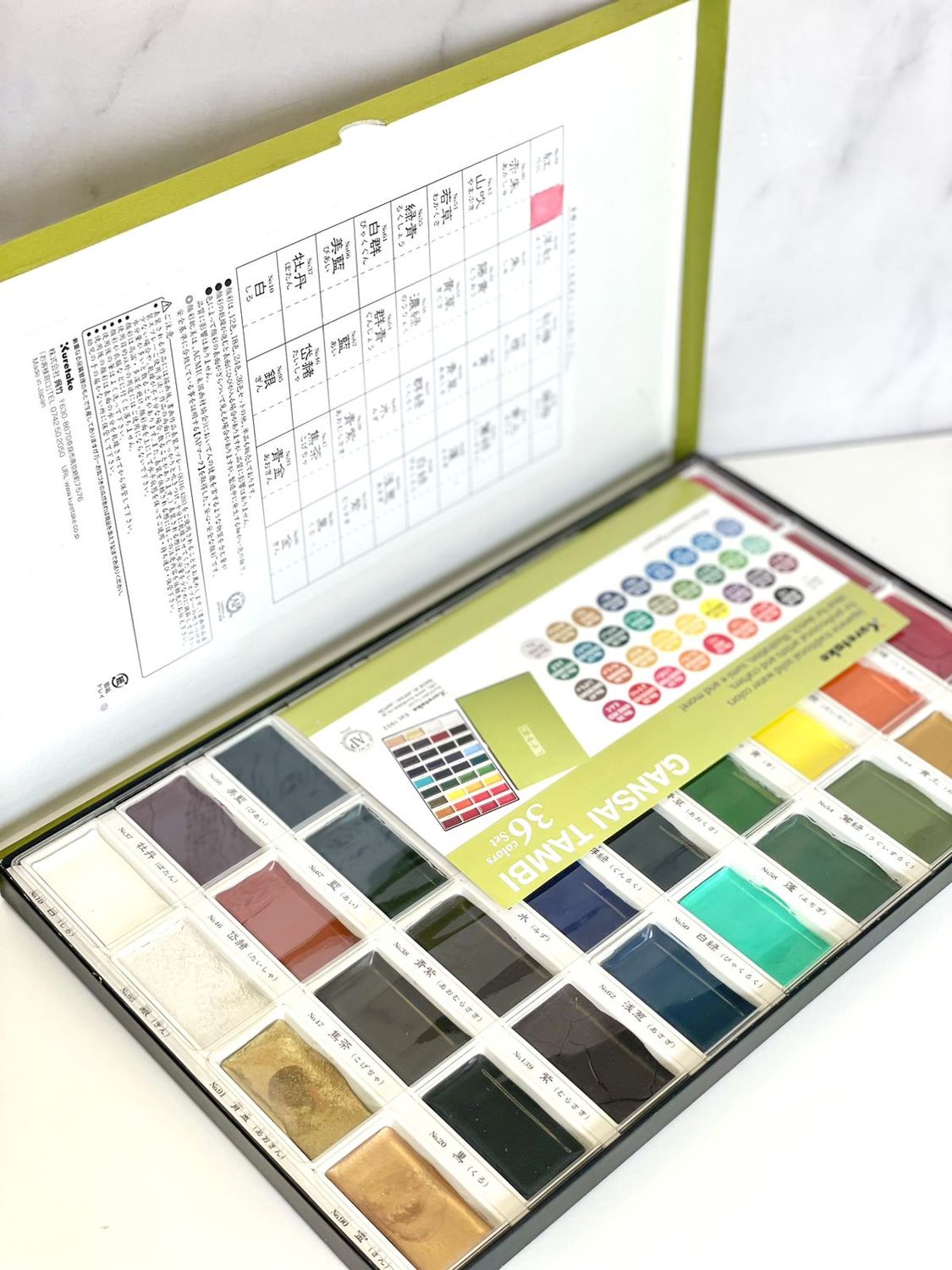 Gansai Tambi 36 Colour set