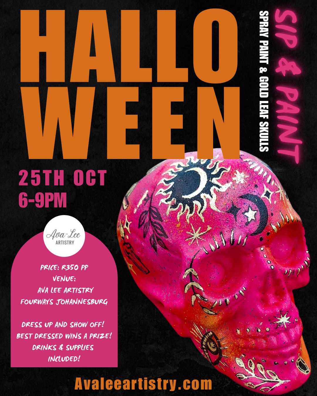 Halloween skull night