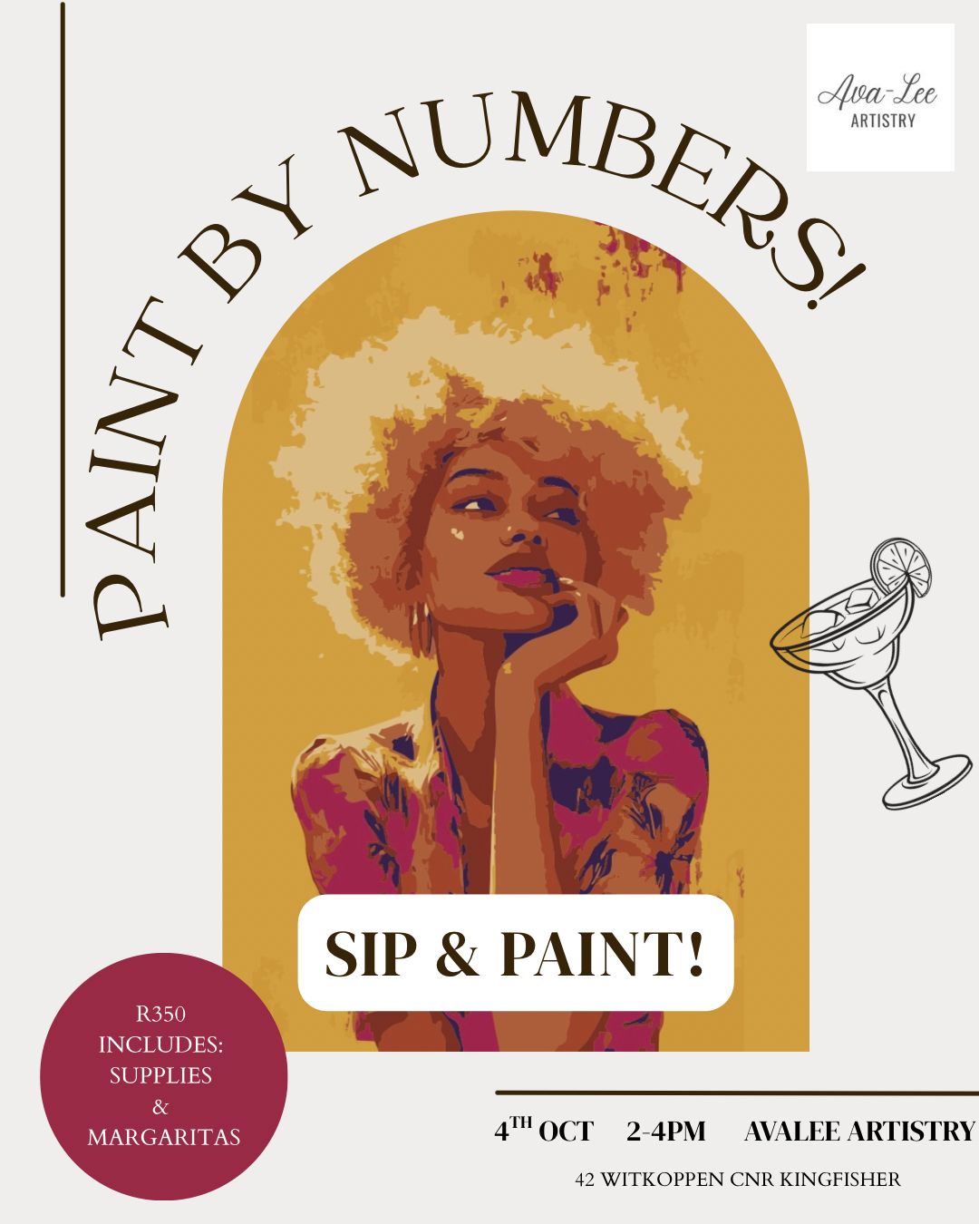 Paint by numbers sip &amp; paint.
