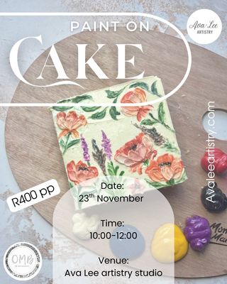 Paint on cake