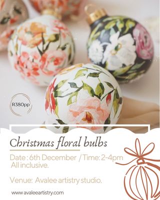 Christmas bulb workshop