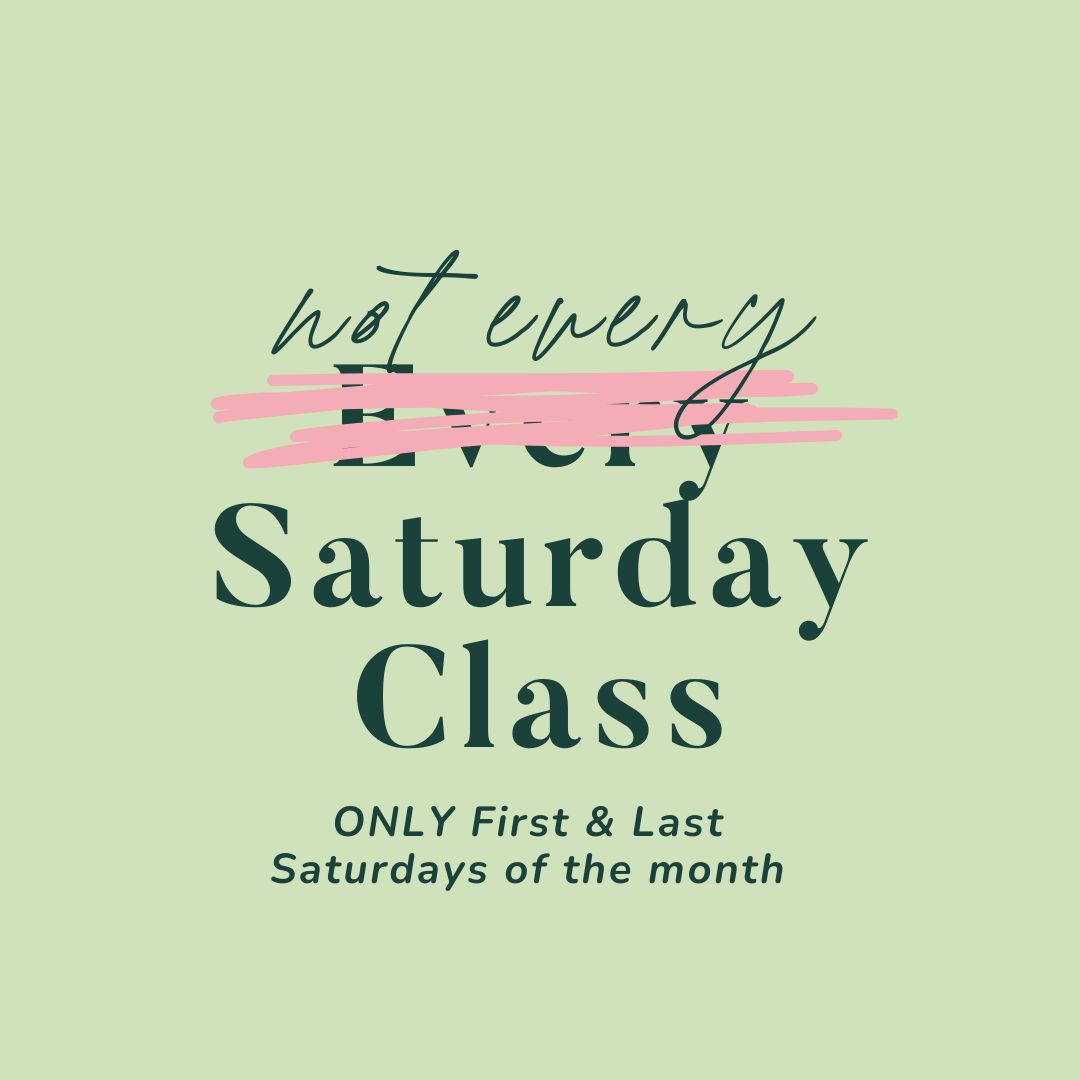 Not every Saturday Art Class