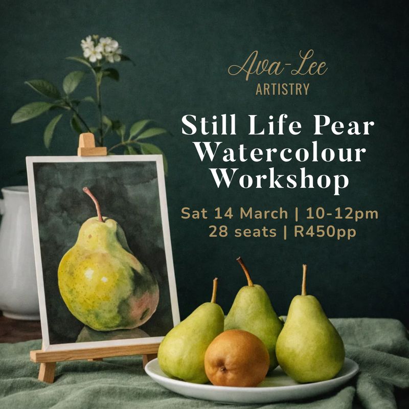 Still Life Pear Watercolour Workshop