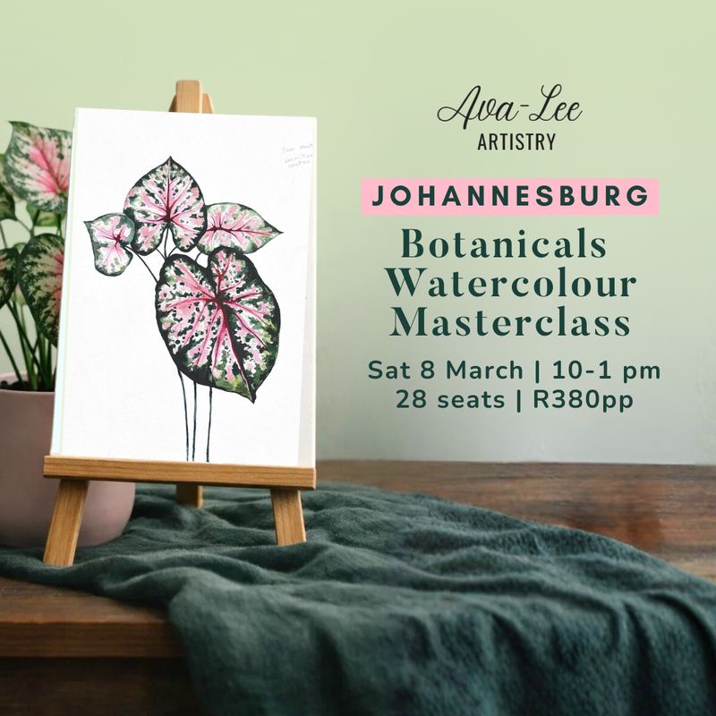 Botanicals Watercolour Masterclass - Caladium Leaf
