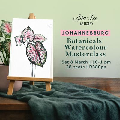 Botanicals Watercolour Masterclass - Caladium Leaf