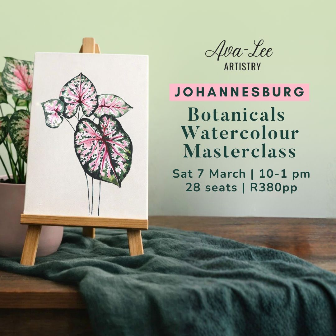 Botanicals Watercolour Masterclass - Caladium Leaf